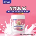 Remu - VITOLAC Lactose Free - Kitten Milk & Cat Milk Replacer  - With Vitamin & Probiotics - 100 Grams & 200 Grams. 