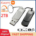 Xiaomi Metal Usb Flash Drives 2TB High Speed Pendrive 1TB 512GB Usb Drive Portable SSD Memoria Usb Flash Disk TYPE-C Adapter. 
