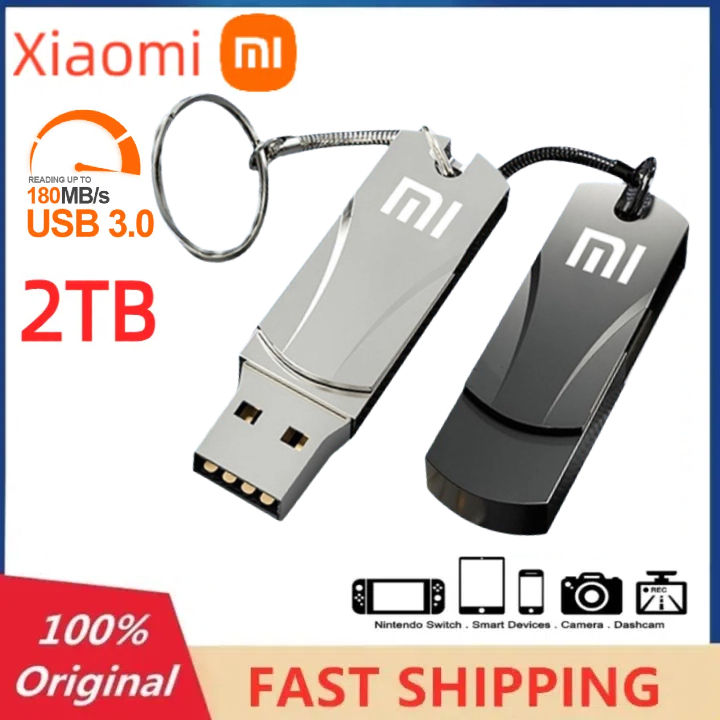 Xiaomi Metal Usb Flash Drives 2TB High Speed Pendrive 1TB 512GB Usb Drive Portable SSD Memoria Usb Flash Disk TYPE-C Adapter