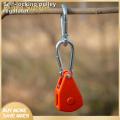 Enigma- Reinforced Metal Gear Premium Heavy Duty Adjustable Rope Hanger with Self-locking Ratchet Tie Down Strap for Camping Double Hook Design Pulley System for Secure Hanging. 