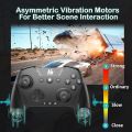 Wireless Game Controller for Nintendo Switch/Switch Lite/PC/Phone/Ipad, Rechargeable Remote Bluetooth Gamepad with Joystick with Ergonomic Non-Slip, Adjustable Turbo and Vibration UK IMPORT A1186. 