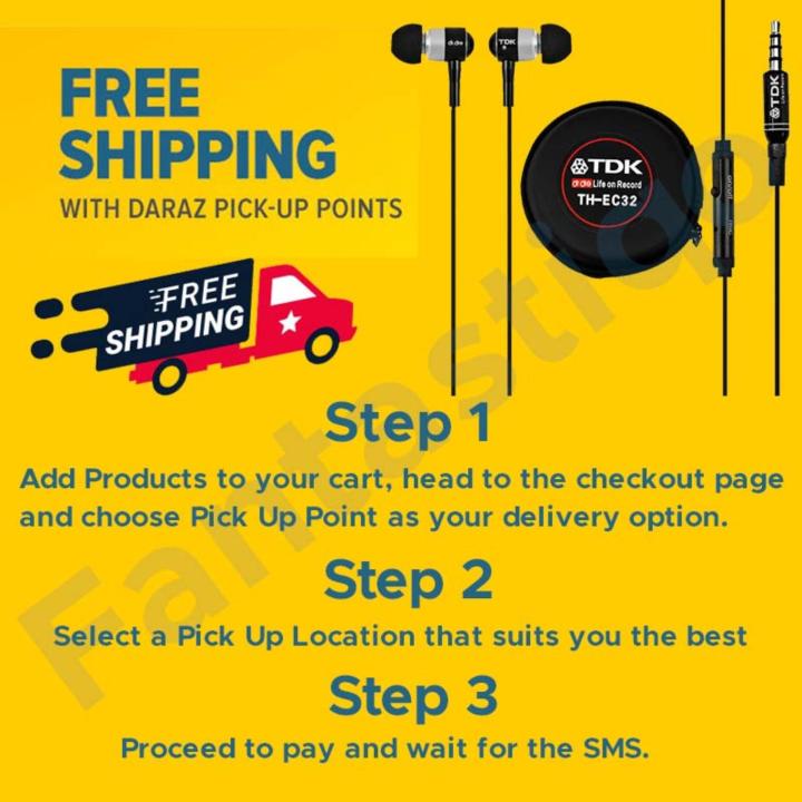 Best Quality TDK Super Bass Metal Earphones/Handsfree With Caring Case TDK Handfree
