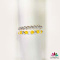 Red Bow & Yellow Silver Bracelets for Baby Girls Fashion Jewellery. 