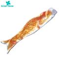 Green Home Carp Streamer Durable Eye-catching Vivid Looking Fish Windsock. 