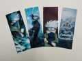 Kakashi Naruto Bookmarks - Pack of 4. 