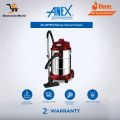 Anex Vacuum Cleaner | 3in1  AG-2099 EX Deluxe ( Wet And Dry Cleaning) + Blower Function | Steeliness Steel Drum | 1500 Watts Powerful Motor - 2 Years Warranty.. 