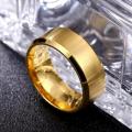 Gold Platinum Ring For Men And Boys And Girls  - Never Fade Never Scratch. 