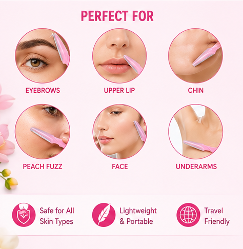 Tinkle%203%20Pcs%20Eyebrow%20Razor%20Kit%20(Pink+Blue+Yellow)%20%7C%20Painless%20Facial%20Hair%20Removal%20&%20Dermaplaning%20Tool%20for%20Women%20%7C%20Eyebrow%20Trimmer%20&%20Body%20Hair%20Razor%20for%20Face%20Underarm%20Arms%20Legs%20%7C%20Compact%20&%20Easy%20to%20Use%20-%20Image%207