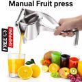Manual Fruit Juicer, Fruit Juice Extractor, Hand Press Juicer Machine, Fruit Press, Multifunction Fruit Juice Extractor, Orange Lemon Water Melon Pomegranate Manual Squeezer Juicer, Manual Juicer Machine + Free shipping + Free Cod. 