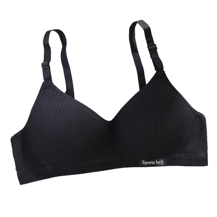 cotton bra girl bra  thin bra girl underwear  gathered breathable bra