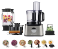 Kenwood Fdm307Ss Full Size Food Processor 800 Watt With Grinder Black Silver with International Warranty. 