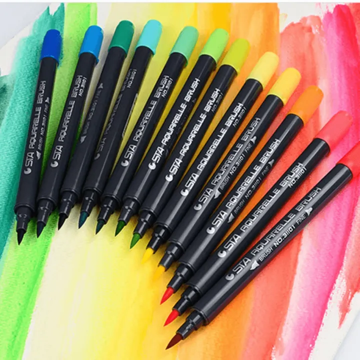 STA%20Dual%20Side%20Water%20Brush%20Pen%20Marker%20Set%20of%2012,%2024,%2036%20&%2048%20Colors%20-%20Image%203