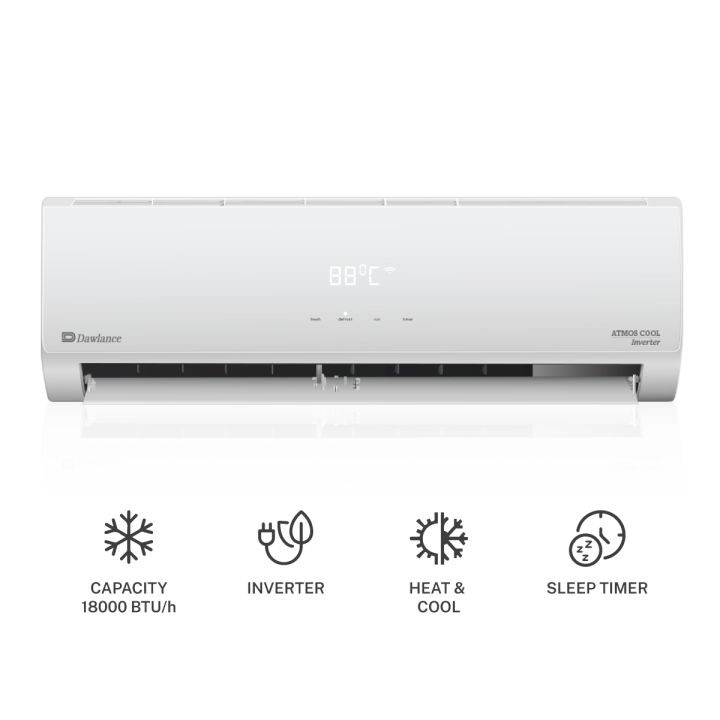 Dawlance Atmos Cool Inverter 30 / 1.5 Ton / Split AC / 18000 BTU / 12 Years Compressor Warranty