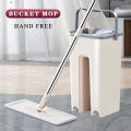 Flat Squeeze Automatic Mop Bucket Avoid Hand Washing Floor Cleaner Magic Mop Spin Self Cleaning Lazy Mop Household Tool, flat squeeze mop, self-cleaning, household tool, mops with bucket, cleaning mop for floor, mop refill, mop, mop for floor cleaning. 
