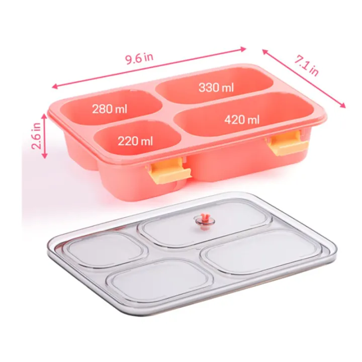 Lunch%20Box%20Multi%20Compartment,%20Compact%20Multi%20Grid%20Japanese%20Style%20Lunch%20Container,%20Microwavable%20Bento%20Box%20for%20Work%20-%20Image%204