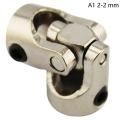 RC Car Boat Model Universal Coupler Joint Coupling Steel Shaft Connector Car Metal Cardan Joint Gimbal Couplings Shaft Motor Connector Universal Joint. 