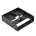 2.5" 3.5" HDD SSD Mounting Bracket Tray for 5.25 inch Computer Floppy Drive Bay. 