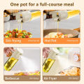 500ml Glass Oil Spray Bottle – Premium Kitchen Oil Mister for Cooking, Baking & Salad Dressing – Reusable & Eco-Friendly Oil Sprayer with Fine Mist Nozzle. 