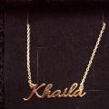 Personalized Gift 18K Gold Plated Name Necklace. 