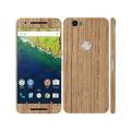 Nexus 6P Mahogany Wooden Texture Mobile Skin. 