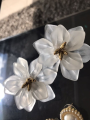 NEW Design Hyperbole Resin Flower Earrings Women Acrylic Big White Orange Green Flower Holiday Party Earrings Gifts ForGirl. 