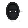 New Silent Accessories Car Door Lock Buckle Protection Cover 1/4PCS Auto Accessories Door Shock Absorber Cushion Black/White Silicone Anti-Collision Car. 