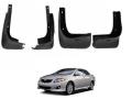 Genuine Toyota Corolla 2009-2013 Mud Flaps-Splash Guards- 4 Piece Set-Black. 