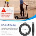 8.5Inch Inner Tube Rear Wheel Bent Valve Stem 50/75-6.1 Rear Tire 8 1/2 X2 for Gotrax GXL V2 Hiboy Xiaomi M365 Pro 1S. 
