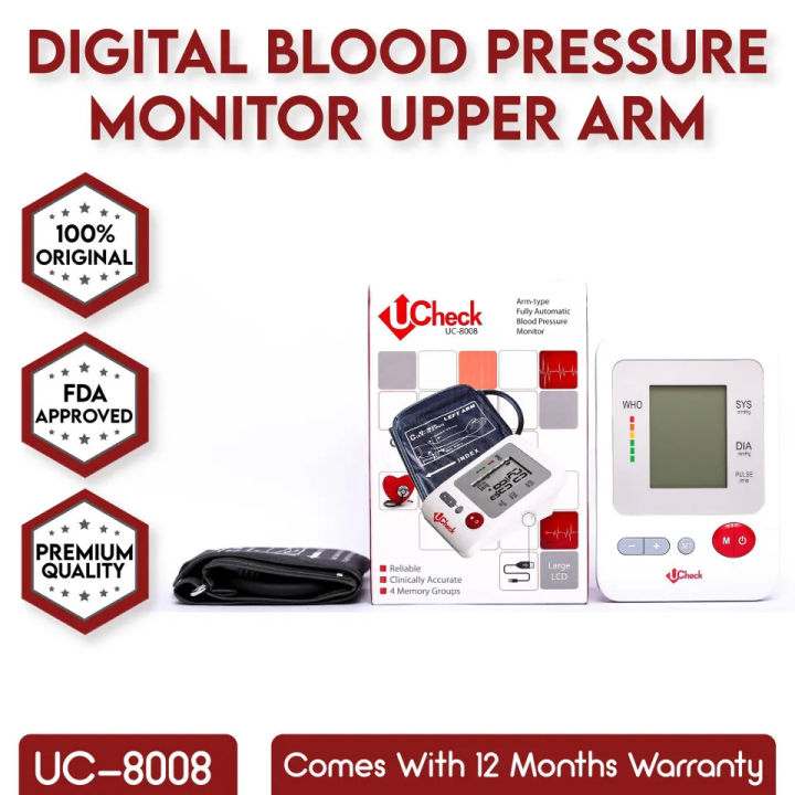 Ucheck%20Blood%20Pressure%20Monitor%208008%20Upper%20Arm%20BP%20Operator%20Cuff%20Machine,%20Accurate%20Automatic%20High%20Blood%20Pressure%20Machine%20Kit,%20Pulse%20Rate%20Monitor%20for%20With%20USB%20Port%20by%20Asaan-Shop%20-%20Image%205