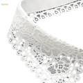 Lapel Fake Collar Detachable Collar for Party Accessories Sweater T Shirt White. 