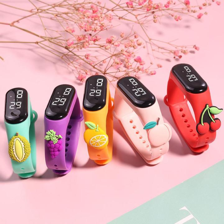 M3 Electronic Watch Touch Control Decorative Large Screen Boys Girls Fashion LED Digital Watch for Daily Life