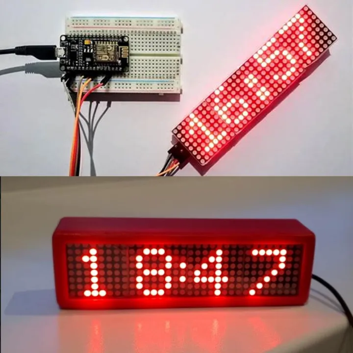 Max7219%20Dot%20Matrix%20Module%20Microcontroller%204%20In%20One%20Screen%20With%20wires%20-%20Image%206