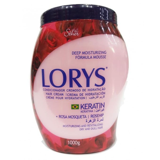 Lorys Hair Cream - Keratin & Rose 1000 gm