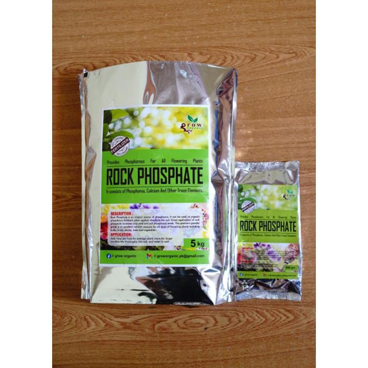 Rock Phosphate Fertilizer 5 kg All Purpose Crushed Powder for Fruiting and Flowering Plants
