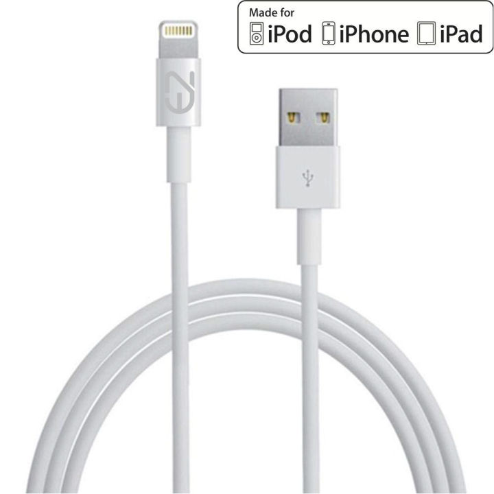 Original 8-Pin Lightning Charging Cable | Fast Charging and Data Cable for iPhone, iPad and iOS Devices | Compatible with iPhone X, 8 Plus, 8, 7 Plus, 7, 6s, 6, 5s, 5