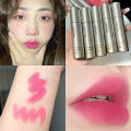 Cappuvini Concentrated Lip Glaze Matte Lip Gloss Cheap Student Female Velvet China-Made Makeup Nude Color Series Lipstick. 