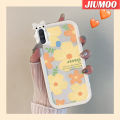 JIUMOO For Samsung galaxy A11 M11 A10s M01s Case Fashion Sunny Flower Little Monster Camera Lens Soft Clear Phone Cases Creative Shockproof Transparent Shell Silicone Protective Cover. 