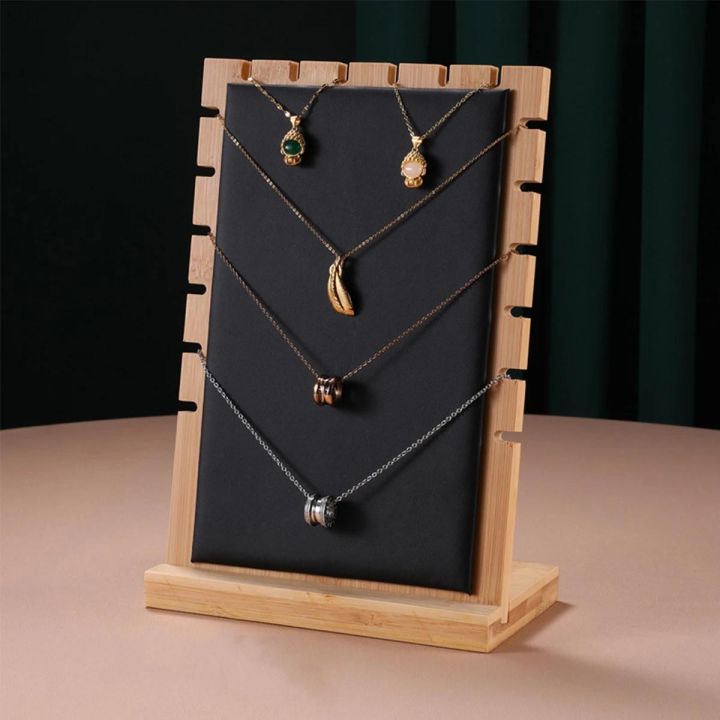 Jewelry%20Display%20Stand%20Wooden%20Board%20Vertical%20Storage%20Holder%20for%20Show%20Selling%20Display%20Case%20-%20Image%203