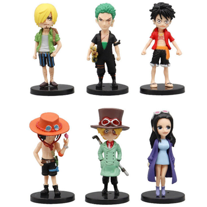 6pcs/set Anime One Piece Action Figure