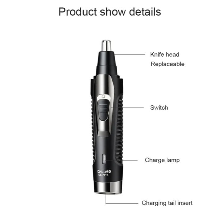 DALING DL-7019 Multi-Functional 2 IN 1 Nose Hair And Outline Trimmer