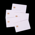 New 5 Pcs ISO PVC IC With SLE4442 Chip Blank Smart Card Contact IC Card Safety White Cuilei. 