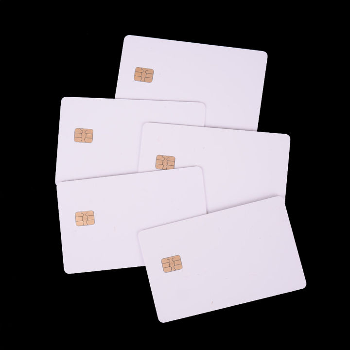 New%205%20Pcs%20ISO%20PVC%20IC%20With%20SLE4442%20Chip%20Blank%20Smart%20Card%20Contact%20IC%20Card%20Safety%20White%20Cuilei%20-%20Image%205
