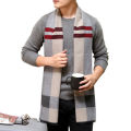 Mens Plaid Scarf Soft Elegant Male Plaid Scarves. 
