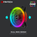 FANTECH FC 124 Turbine RGB Ring Colorful LED Silent Cooling Fan. 