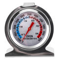 Stainless Steel Dial Oven Thermometer Grill Temperature Gauge For Home Kitchen Food Meat - Hang or Stand in Oven. 