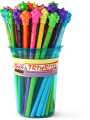 Dux Triwriter Pencil Star Rubber Jar DX-666 (Pack of 48 Pcs). 