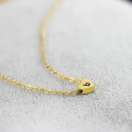 A-Z Heart Shape Pendant Necklace - Stainless Steel - Initial Letter Necklace. 