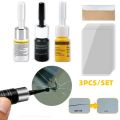 New DIY Glass Curing Glue Glass Filler Phone Screen Glass Scratch Restore Liquid Repair Kit Crack Restore Car Windshield Repair Tool. 