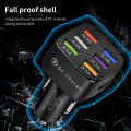 Grebest USB Charger Flame-retardant 6-port Fast Car Power Adapter Charger. 