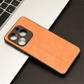 For Infinix Smart 8 X6525 Cover Luxury Calfskin PU Leather lines Back Cover Soft Case For Infinix Smart 8 Phone Case. 